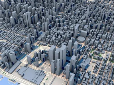 New York City USA 3D model