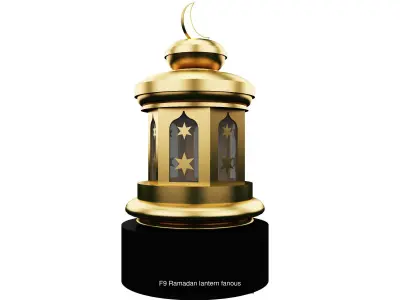 Ramadan lantern fanous Mega  G9 3D Model Pack