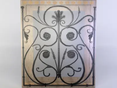 Window sheet of paper Low-poly 3D model
