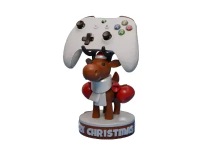 Reindeer Controller Stand 3D print model