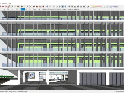 Sketchup School and University 137 3D model