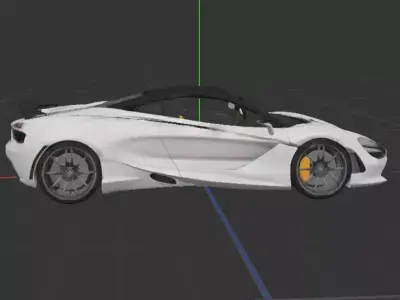 Auto Deportivo de Lujo  3D model