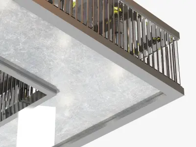 wired custom lighting Hollywood  Square 3D model