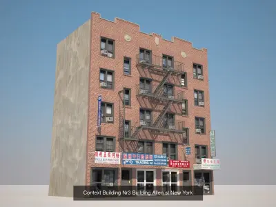4 Context Buildings for New York City 3D Model Pack