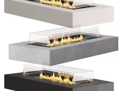 EcoSmart Fire Fireplace 3D model