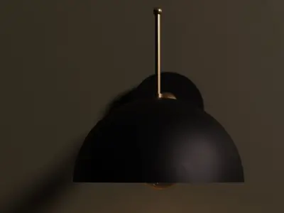 Wall Lamp PBR Free 3D model