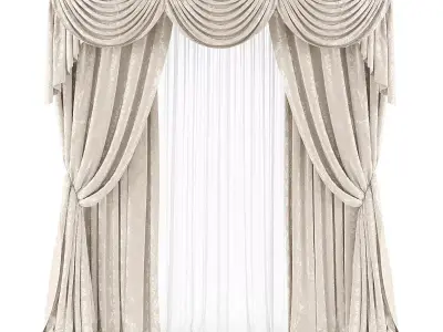 Curtain 3D model 25 3D model