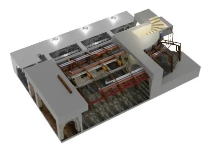 Jabbas Palace Basement Complete set 1-12 scale blackseries 3D Model Pack