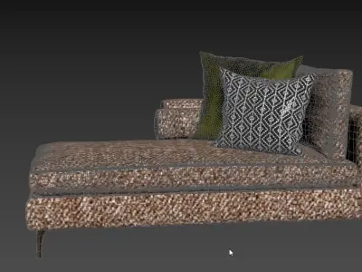 Belgraves Chaise Longue 3D model