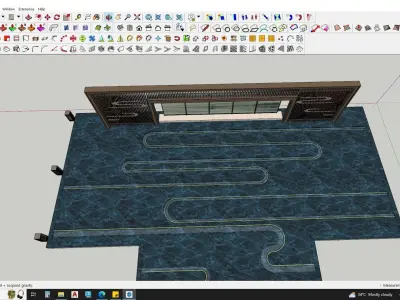 3d model of decor wall 3D model