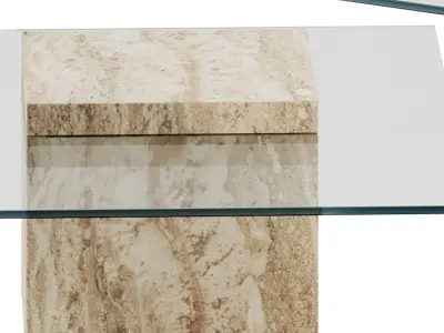 Liang and Eimil Rock Coffee Table Concrete 3D model