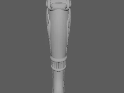 leg High quality 3d models for processing on a cnc machine  3D model 32
