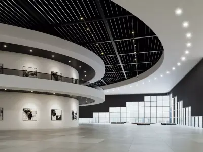 Interior Art Gallery 06 3D model