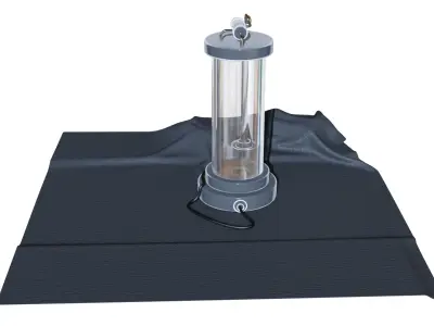 Sci-fi capsula 2 Low-poly 3D model