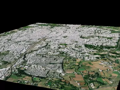 Rennes - France 3D model