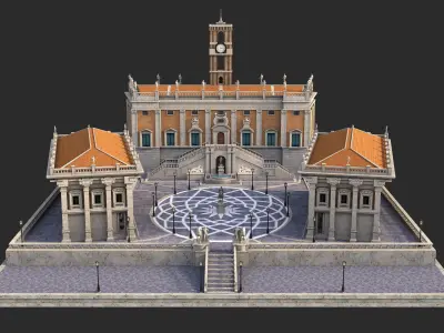 Piazza del Campidoglio 3D model