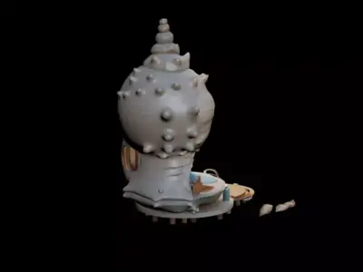 Seashell Cottage 3D model