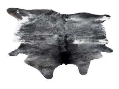 Animal skin rug 12 3D model