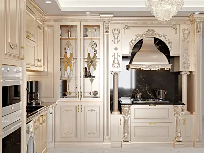 CLASSIC KITCHEN 3D model get