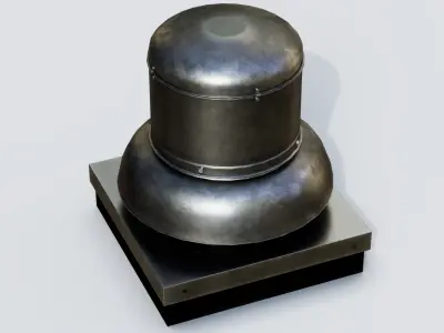 Roof Vent 17 Low-poly 3D model