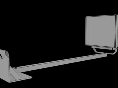 Billboard with Lights  3D model