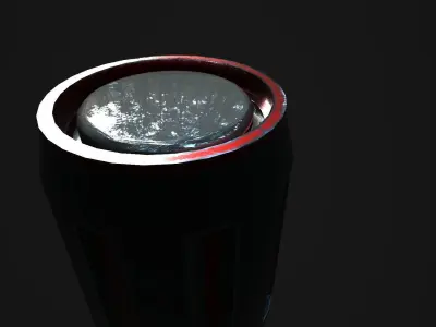 Flashlight HL - 15 Low-poly 3D model