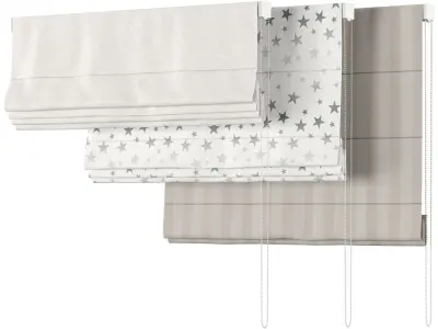 Roman Curtains 165 Surrey Lifestyle ILUMIN8 3D model