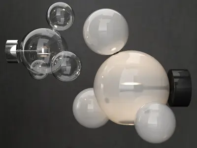 Bra G and C Bolle 4 Bubble 6 colors 3D model