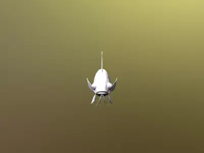 Low Poly Stylized Emerald Deep-Gazer - PBR Low-poly 3D model