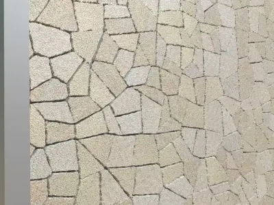 PBR Tiling Map for Yellow Stone Granite 2K 3D model