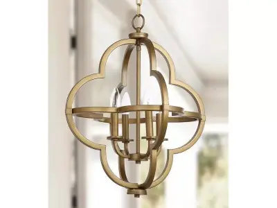 Middleton Light Globe Chandelier 3D model