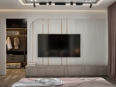 BEDROOM MODERN STYLE 3D model