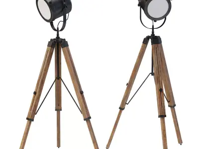 Tripod floor lamp TRIBECA 3D model