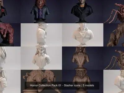 Horror Collection Pack 01 - Slasher icons