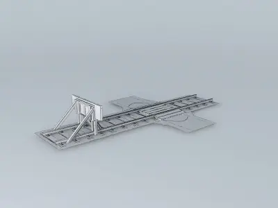 Eco Rail Dirty Yard Walkover Buffer Old Steam Days Free 3D model