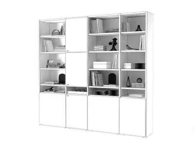 Et Cetera C33 Bookcase 3D model