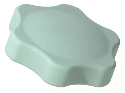 Plastic Hex Knob 3D print model