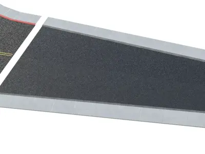 Modular Road Pack With 2k Textures Low-poly 3D model