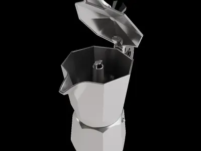 moka caffettiera 3D model
