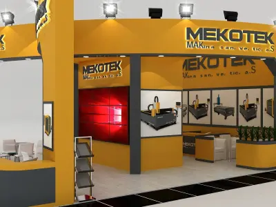 Mekotek -02 Size 10 m x 8 m  Height 450 cm 3D model