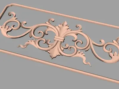 CNC 3D relief design STL format file used for artcam aspire E726 3D model
