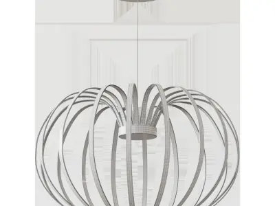  Kovacs Snow Sprite 33 Wide Integrated LED Chandelier 3D model