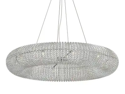 Crystal Halo Chandelier 41 3D model