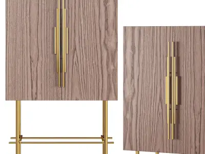 Ellender Bar Cabinet 3D model