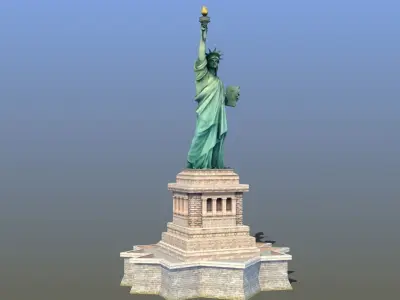 State of Liberty USA 3D model