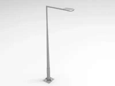 Street Light Low-poly 3D model