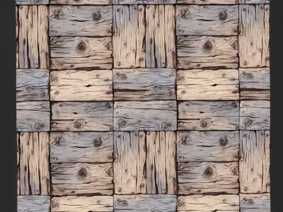 Stylized Wood Seamless Texture  Texture