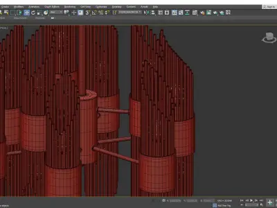 BACAEN chandelier Low-poly 3D model