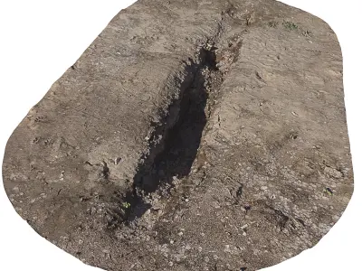 Ultra realistic Trench 3D model