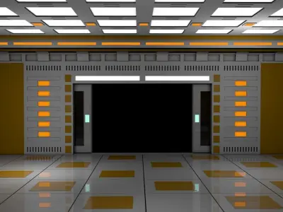 Sci Fi Room  3D model